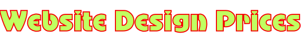 Website Design Prices